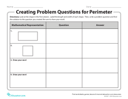 Creating Problem Questions for Perimeter