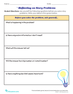  Reflecting on Story Problems