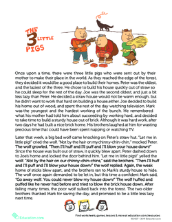 Story of the Three Little Pigs