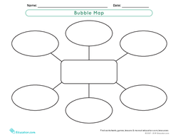 Graphic Organizer Template: Bubble Map