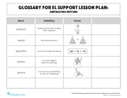 Glossary: Subtracting Buttons