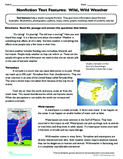 Nonfiction Text Features: Wild, Wild Weather