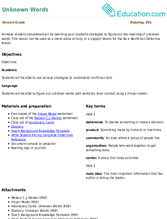 Unknown Words large image