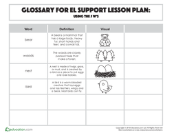Glossary: Using the 5 W's