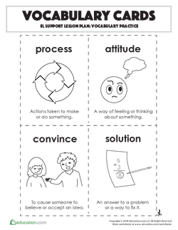 Vocabulary Cards: Vocabulary Practice