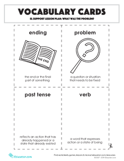 Vocabulary Cards: What Was the Problem?