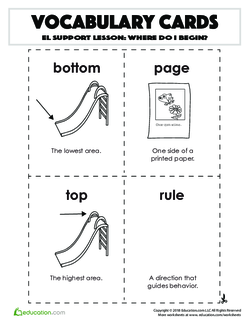 Vocabulary Cards: Where Do I Begin?