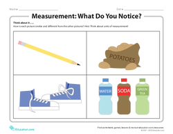 Measurement: What Do You Notice?