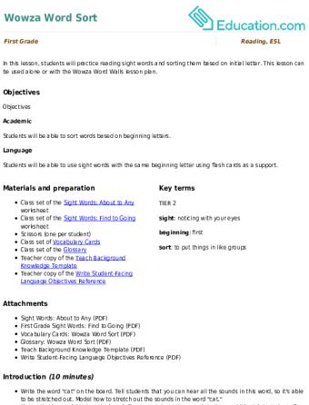 Wowza Word Sort large image