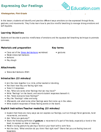 Expressing Our Feelings large image