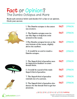 Fact or Opinion