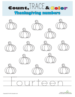 Count, Trace, and Color: Fourteen