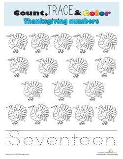 Count, Trace, and Color: Seventeen