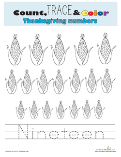Count, Trace, and Color: Nineteen