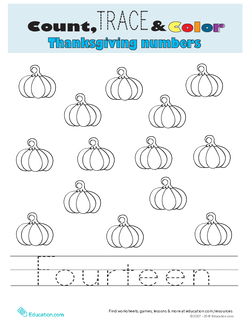 Count, Trace, and Color: Fourteen