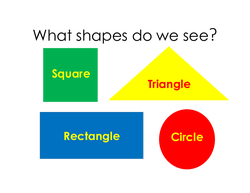 Teacher Modeling Shapes