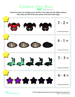 Under the Sea Subtraction