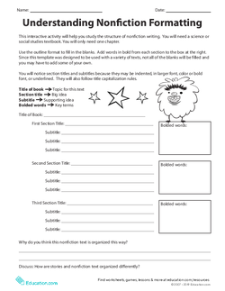 Understanding Nonfiction Formatting
