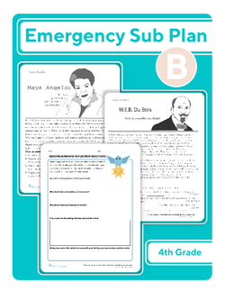 Fourth Grade Sub Plan: Day 2