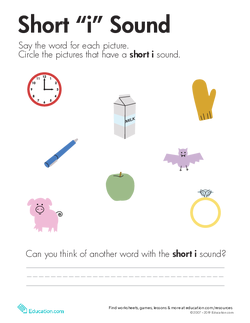 Short "i" Sounds