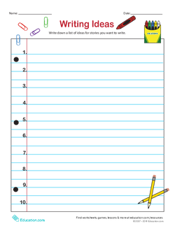 Writing Ideas
