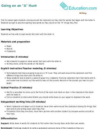 Going on an "A" Hunt large image