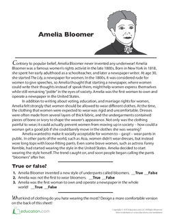Amelia Bloomer