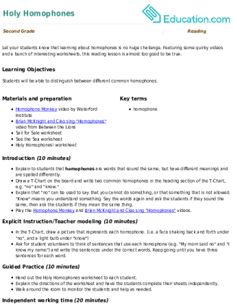 Holy Homophones large image
