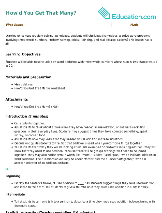 How'd You Get That Many?