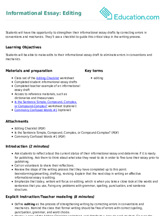 Informational Essay: Editing large image