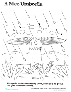 Connect the Dots: Mushroom Umbrella