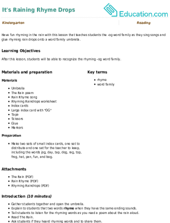 It's Raining Rhyme Drops large image