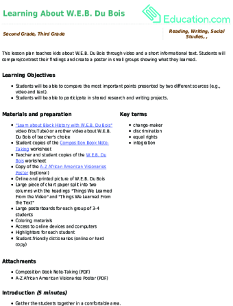 Learning About W.E.B. Du Bois large image