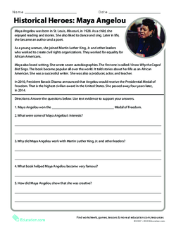 Historical Heroes: Maya Angelou