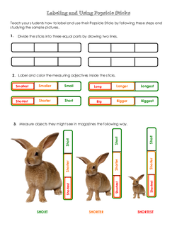 Labeling and Using Popsicle Sticks
