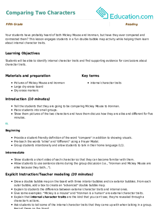 Comparing Two Characters