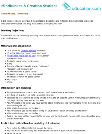Mindfulness & Creation Stations large image