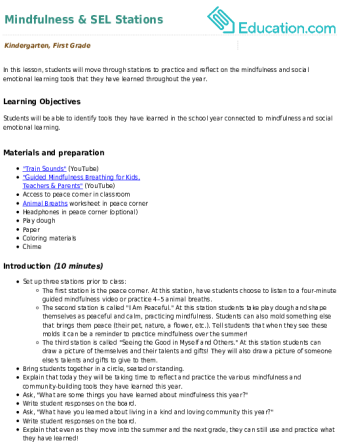 Mindfulness & SEL Stations large image