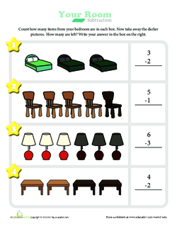 Clean Your Room Subtraction