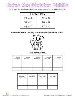 Solve the Division Riddle