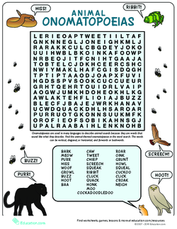 Animal Onomatopoeias
