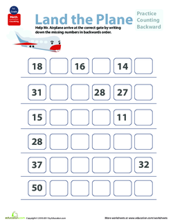 Count Down: Practice Counting Backward #1