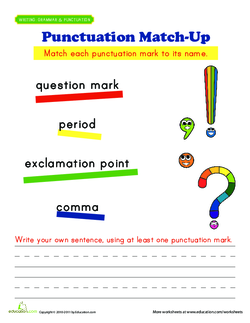 Punctuation Match-up