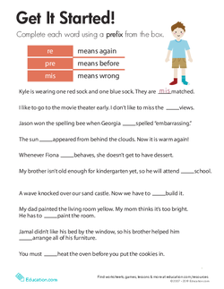 Prefixes: Get It Started!