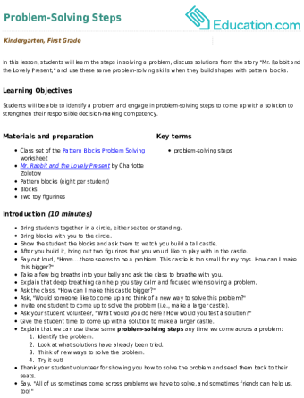 Problem-Solving Steps large image