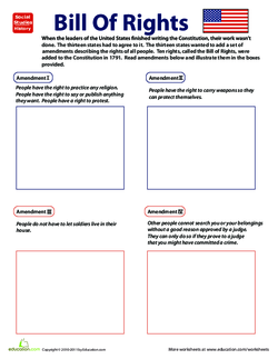 Illustrate the Bill of Rights