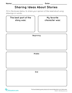 Sharing Ideas About Stories