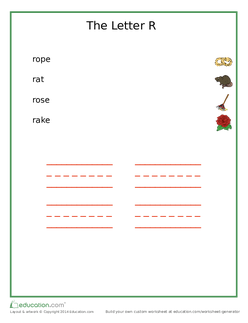 The Letter R