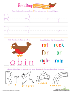 Reading: All About the Letter R