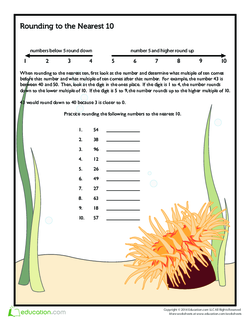 Rounding to the Nearest Ten